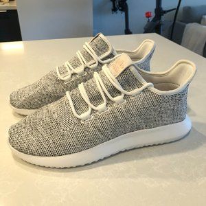 adidas Tubular Shadow Pearl Grey with Coral (NWT)